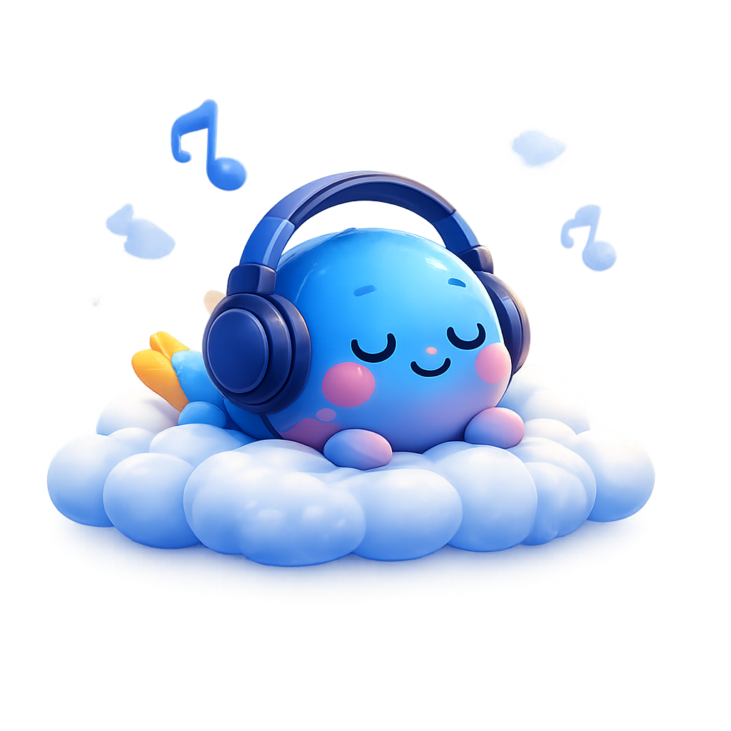 Sleepy Little Fish listening to calming sleep music