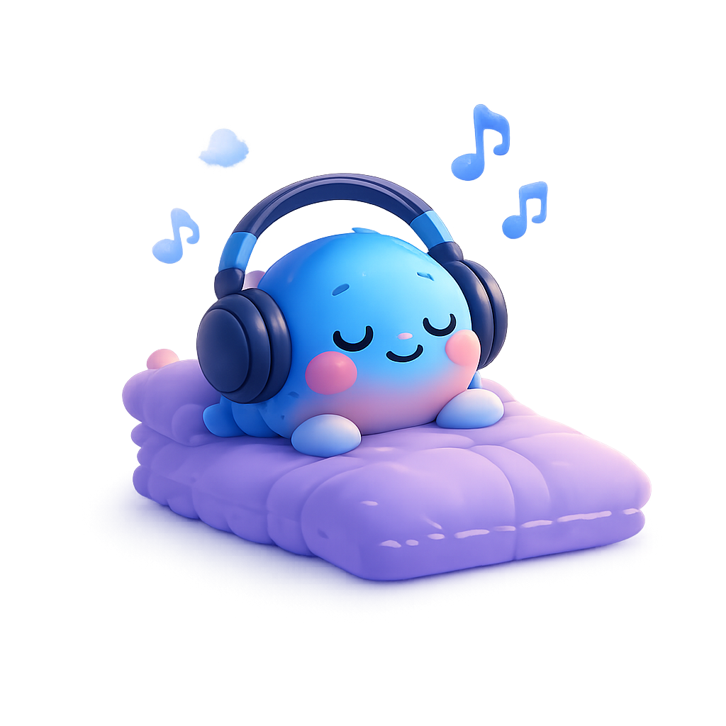 Sleepy Little Fish relaxing with gentle sleep sounds